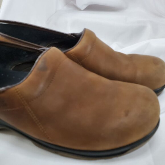 Dansko Sport Mens Professional Brown Leather Clogs Size 47 USA Mens size 13.5 - Picture 10 of 13